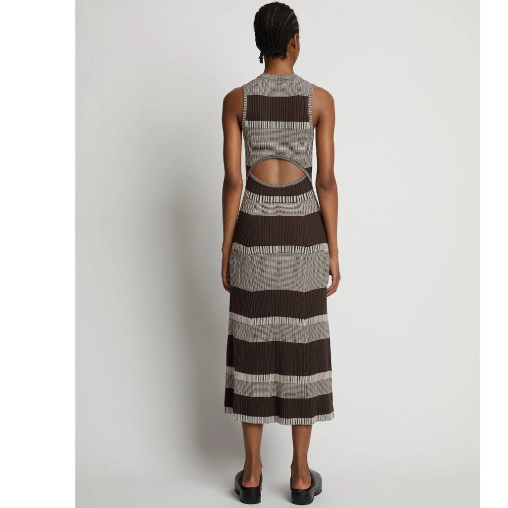 NWOT Proenza Schouler Midi Stripe Sleeveless Knit Dress Small - Picture 2 of 3